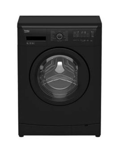 Beko Wmb61432B 6Kg Load, 1200 Spin Slim Washing Machine - Black Beko Wmb61432B 6Kg Load, 1200 Spin Slim Washing Machine - Black
